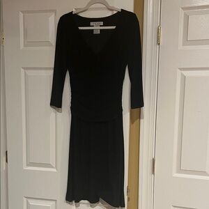 Nine West Elegant Black Long Sleeve Dress
